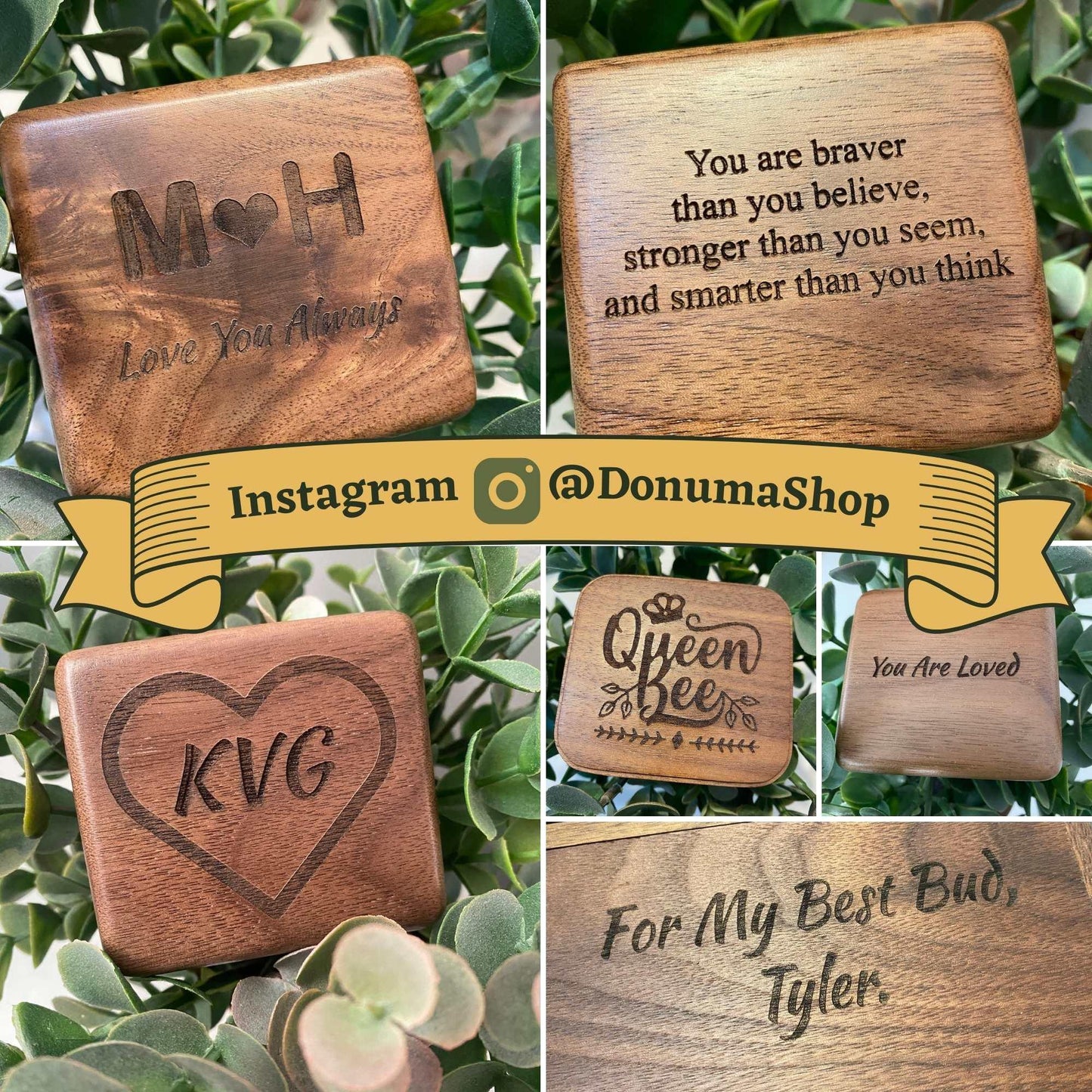 Naomi - Custom Song Music Box with Photo Frame - Donuma