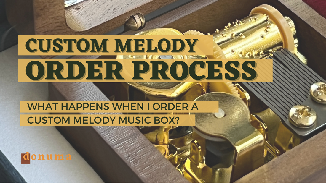 Custom Melody Music Box Order Process