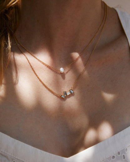 Beautifully Broken & Grit Layered Necklace Set