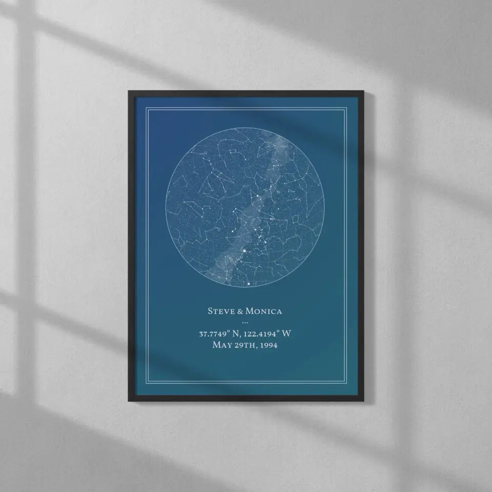 Personalized Star Map Poster
