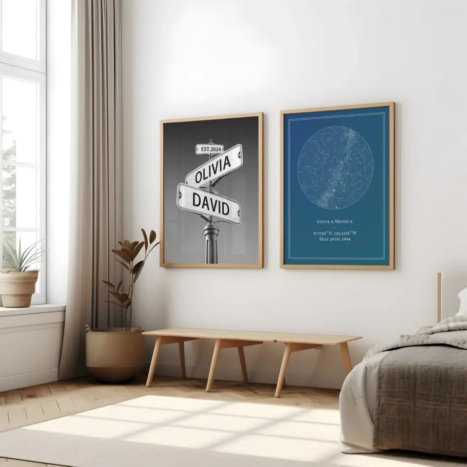 Personalized Star Map Poster
