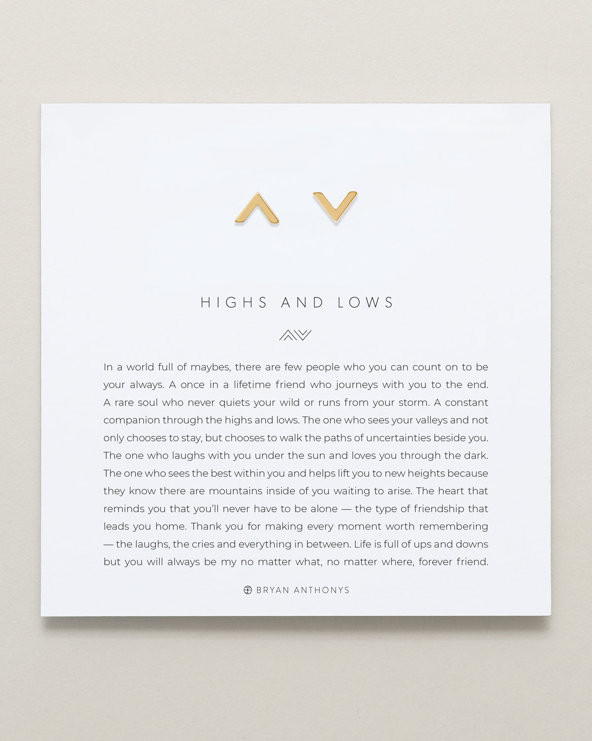 Highs & Lows Stud Earrings