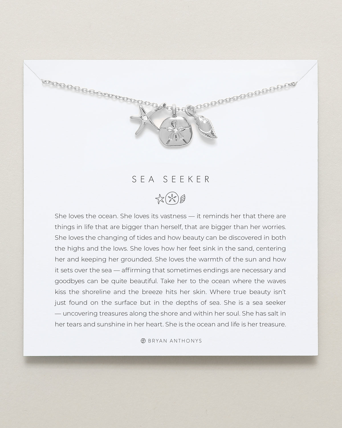 Sea Seeker & Pause Layered Necklace Set