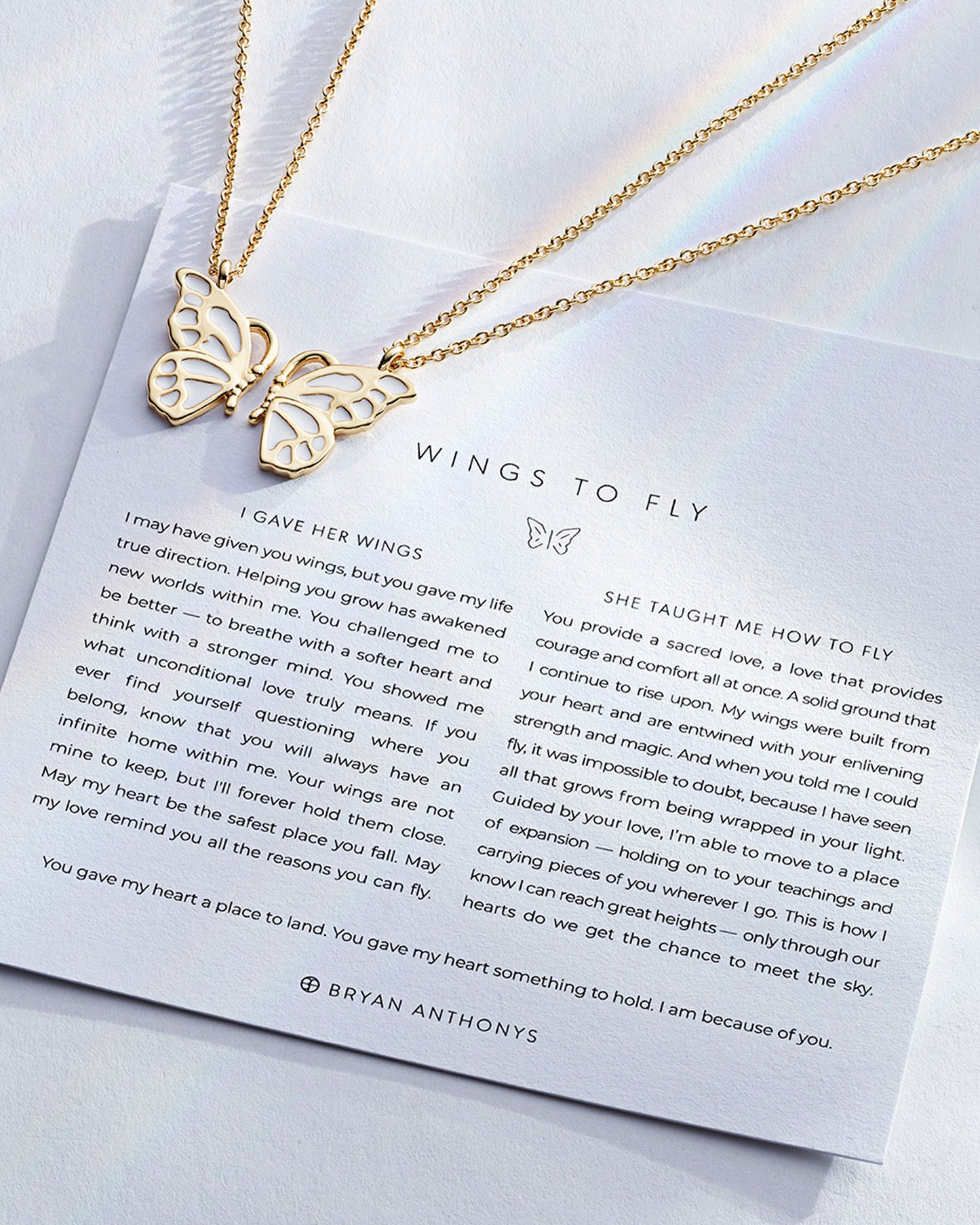 Wings to Fly Necklace Set
