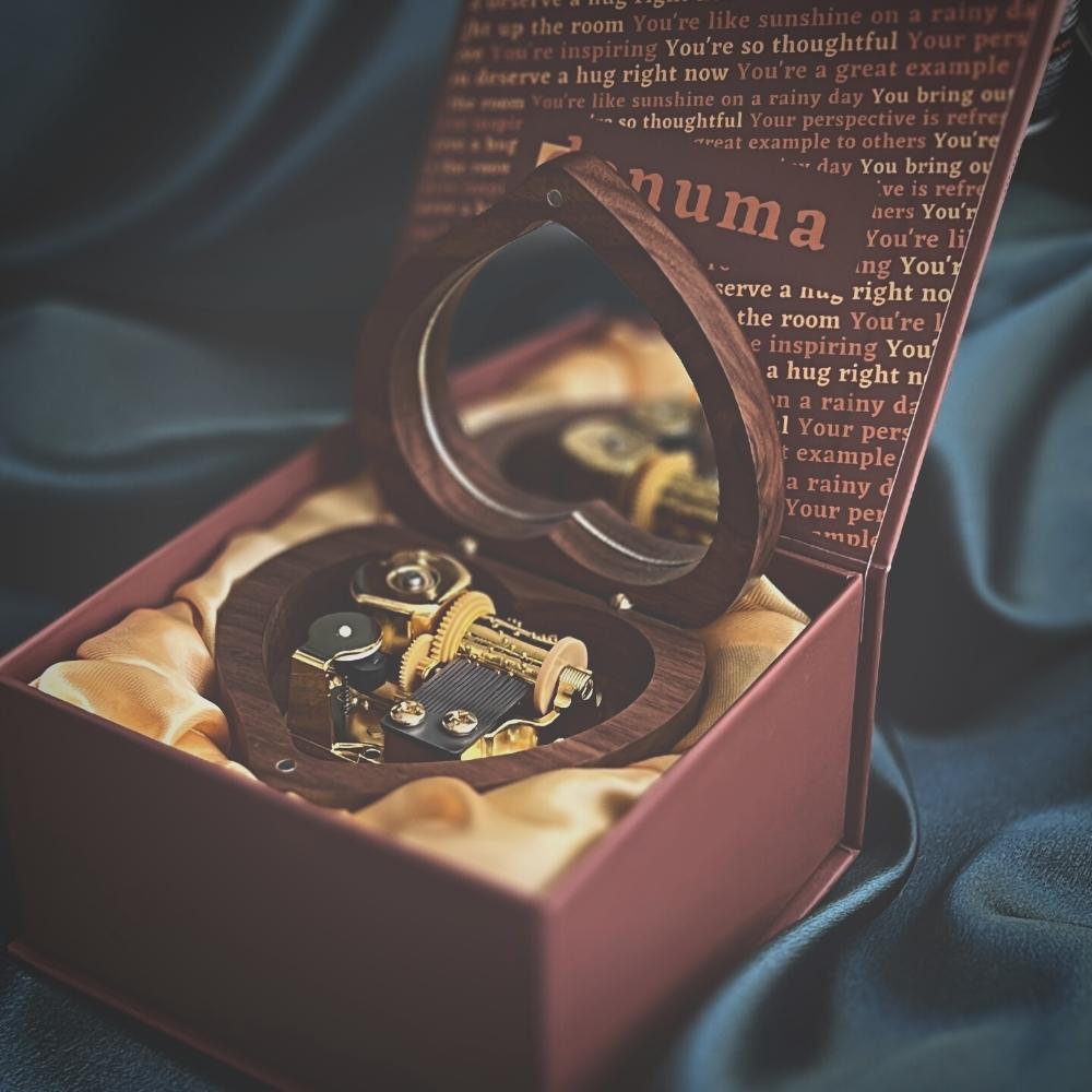 Lova - Heart Music box with Mirror - Donuma
